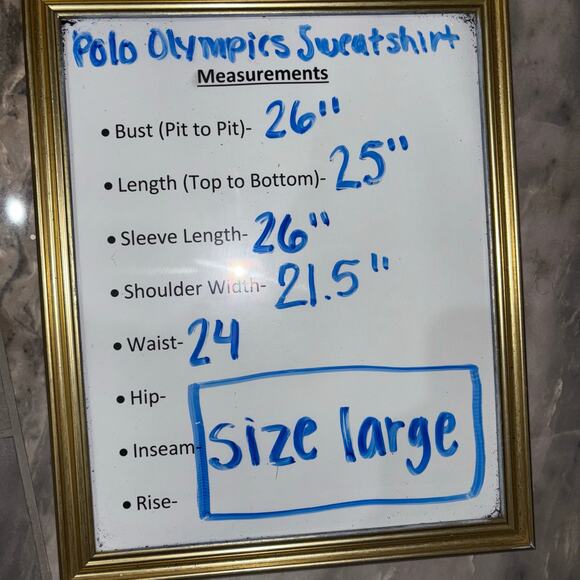 2010 Vancouver Olympics Polo Ralph Lauren Big Horse Men’s Hoodie – Size Large - Picture 15 of 15